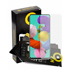 Purchase the Clear Tempered Glass for Galaxy A51 A515 2019, 2.5D design, available in a pack of 10.
