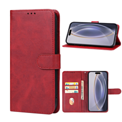 Leather Wallet Case - RED for Galaxy A55 (Only Ground Shipping)