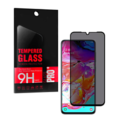Privacy Tempered Glass for Galaxy A70 (A705) / T-Mobile Revvl 8 (2.5D / 1 Piece)