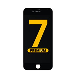 LCD Assembly with Steel Plate for iPhone 7 (BLACK) (Premium)