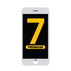 LCD Assembly with Steel Plate for iPhone 7 (WHITE) (Premium)