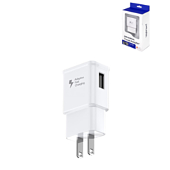 Adaptive USB-A Fast Charging Wall Adapter (15W) (WHITE) (Only Ground Shipping)