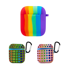 AirPods 1/2 Rainbow Silicone Case