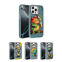 Animal Graffiti Design Wireless Charging Case for iPhone 12 / 12 Pro (Only Ground Shipping)