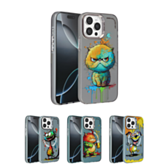 Animal Graffiti Design Wireless Charging Case for iPhone 15 Pro (Only Ground Shipping)