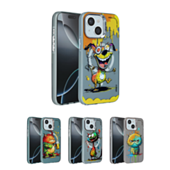 Animal Graffiti Design Wireless Charging Case for iPhone 15 (Only Ground Shipping)