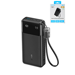 Anker Powercore Power Bank with USB-C Cable (20000 mAh / 30W) (BLACK) (Only Ground Shipping)