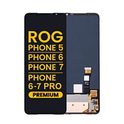 OLED Assembly without Frame for Asus ROG Phone 5 (ZS673KS) / ROG Phone 6 / ROG Phone 6 Pro / ROG Phone 7 / ROG Phone 7 Pro (Premium)