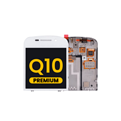 LCD Assembly for BlackBerry Q10 (WHITE) (Premium)