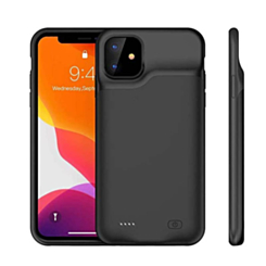 iPhone 11 Pro Max Portable Slim Protective Charging Case (6500 mAh) (BLACK) (Only Ground Shipping)