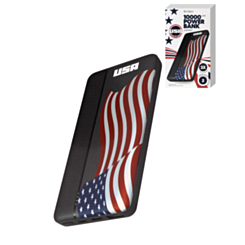 Bytech Dual USB US Flag Design Power Bank (10000mAh) (Only Ground Shipping)