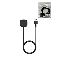 Fitbit Sense and Versa 3 Charging Cable - BLACK (Only Ground Shipping)