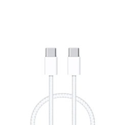 Purchase the 60W USB C to USB C Fast Charging Cable for iPhone 16, iPhone 15, and iPad series, 3 feet long, pack of 20 without retail box.