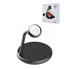 Cygnett CY3537ACOCP ChargeBase 3-in-1 Wireless Charging Stand (10W) (Only Ground Shipping)