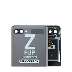 Outer OLED Assembly with Frame for Galaxy Z Flip 4G (F700) / Z Flip 5G (F707) (MYSTIC GRAY) (Service Pack)