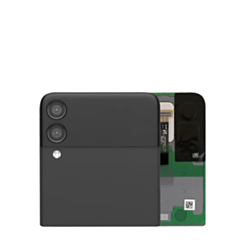 Outer OLED Assembly without Frame for Galaxy Z Flip 3 F711 (BLACK) (Service Pack)