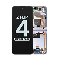 OLED Assembly with Frame for Galaxy Z Flip 4 F721 (BLUE) (US and International) (Service Pack)