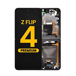 OLED Assembly with Frame for Galaxy Z Flip 4 F721 (BLACK / BOSPOKE NAVY) (US and International) (Premium)
