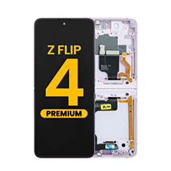 OLED Assembly with Frame for Galaxy Z Flip 4 F721 (VIOLET / BORA PURPLE) (US and International) (Premium)