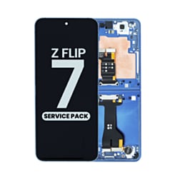 OLED Assembly with Frame for Galaxy Z Flip 7 F766 (BLUE SHADOW) (Single Sim Version) (Service Pack)