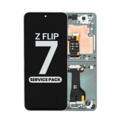 OLED Assembly with Frame for Galaxy Z Flip 7 F766 (MINT) (Single Sim Version) (Service Pack)
