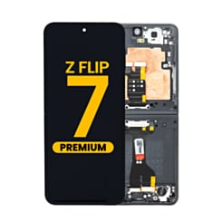 OLED Assembly with Frame for Galaxy Z Flip 7 F766 (JET BLACK) (US & International) (Premium)
