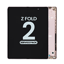 OLED Assembly with Frame for Galaxy Z Fold 2 F916U (MYSTIC BRONZE) (Service Pack)