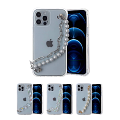 Fashion Pearl Bracelet Clear for iPhone 7G / 8G / SE 2020 (Only Ground Shipping)