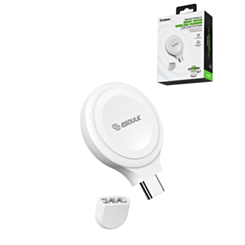 Esoulk Convenient Magnetic Wireless Charger for Smart Watch - WHITE (Only Ground Shipping)