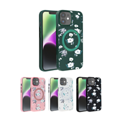 Flower Design Wireless Charging Case for iPhone 11 (Only Ground Shipping)