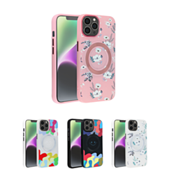 Flower Design Wireless Charging Case for iPhone 12 / 12 Pro (Only Ground Shipping)