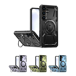 Full-Body Rugged Shockproof Case with Built-in Ring Holder for Galaxy A14 4G/5G (Only Ground Shipping)