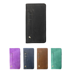 Galaxy S20 Genuine Leather Magnetic Wallet Case with Credit Card Slot