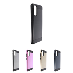 Galaxy S20 Hybrid Metal Brushed Case