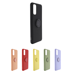 Galaxy S20 Plus Soft Solid Case with Ring