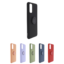 Galaxy S20 Soft Solid Case with Ring