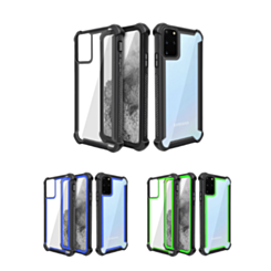 Galaxy S20 Ultra 3in1 Hybrid Clear Soft TPU Hard PC Back Cover Case