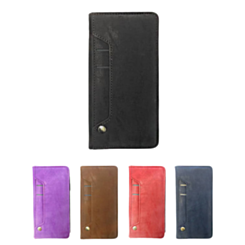 Galaxy S20 Ultra Genuine Leather Magnetic Wallet Case with Credit Card Slot
