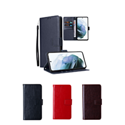 Galaxy S22 Leather Wallet Case with Card Slot