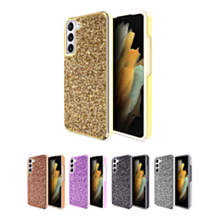 Galaxy S23 Bling Diamond Crystal Dual Layer Case