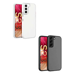 Galaxy S23 Hard PC Rear / Soft TPU Colorful Border Case