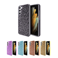 Galaxy S23 Plus Bling Diamond Crystal Dual Layer Case