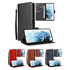 Galaxy S23 Plus Leather Wallet Case with Card Slot