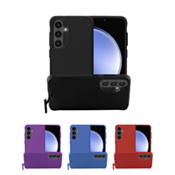 Galaxy S24 / S25 Wireless Charger Silicone Case with Metal Kickstand (Only Ground Shipping)