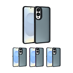 Galaxy S25E Matte Silicone Frame Shockproof Case (Only Ground Shipping)