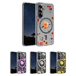 Galaxy S26 Floral Magnetic Case (Only Ground Shipping)