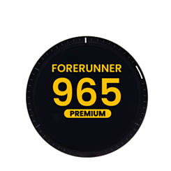 OLED Assembly without Frame for Garmin Forerunner 965 (2023) (Black) (Premium)