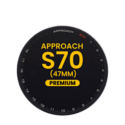 OLED Assembly without Frame for Garmin Approach S70 (47mm) (2023) (Black) (Premium)