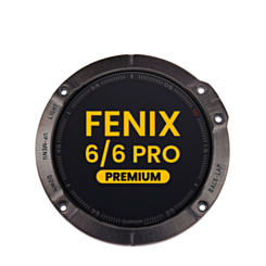 LCD Assembly with Frame for Garmin Fenix 6 / 6 Pro (2019) (Black) (Premium)
