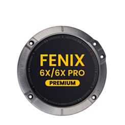 LCD Assembly with Frame for Garmin Fenix 6X / 6X Pro (2019) (Black) (Premium)